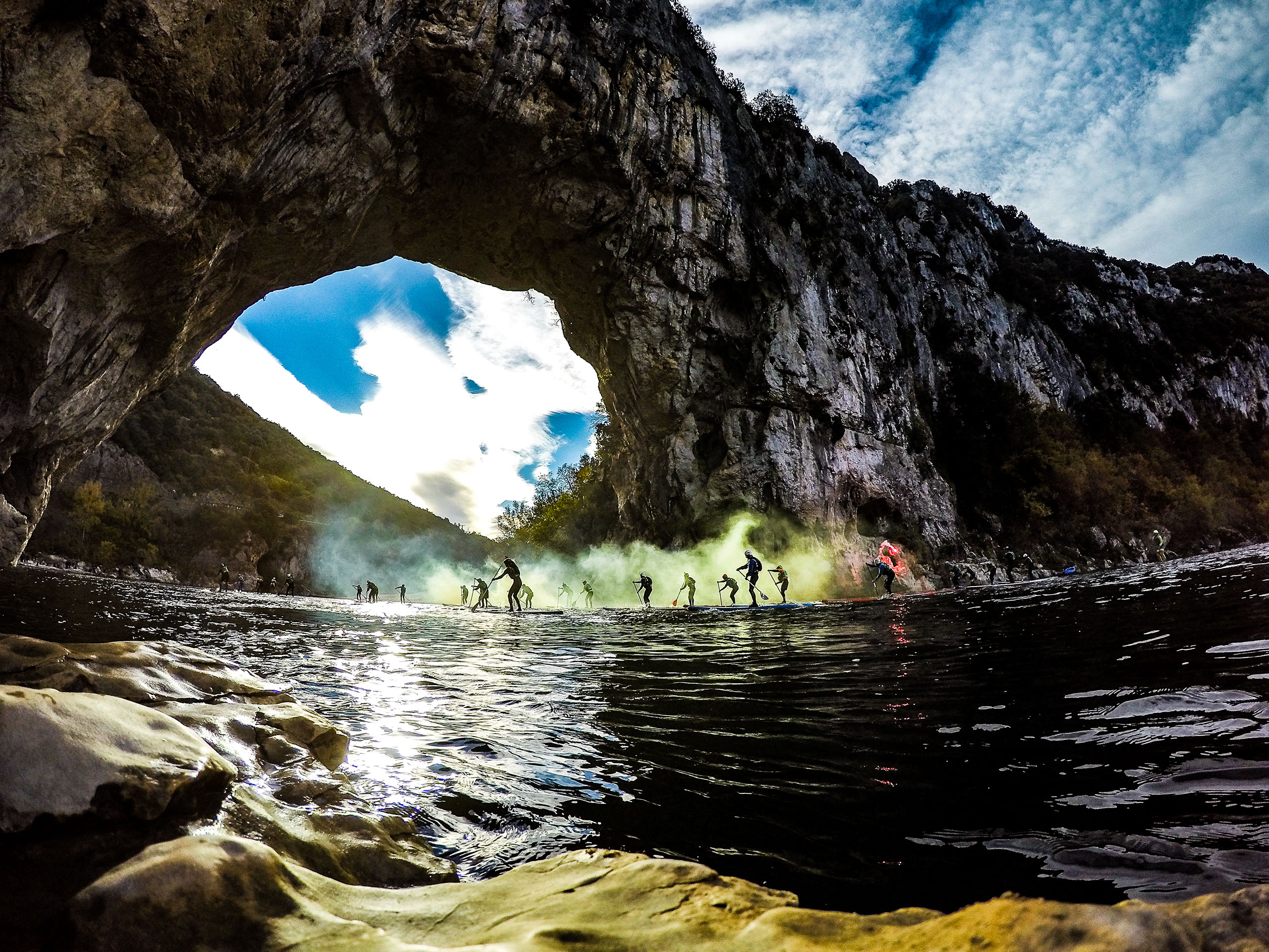 Sup, River Sup, Stand Up Paddle, River, Ardèche, Stand Up Paddle Board, Theodore Heitz,  © Green Touch Picutre / Theodore Heitz 